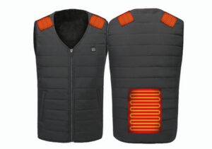 Gilet chauffant sans manches noir